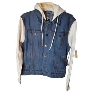 Brooklyn Cloth Denim Hoodie Jacket, NWT, Medium